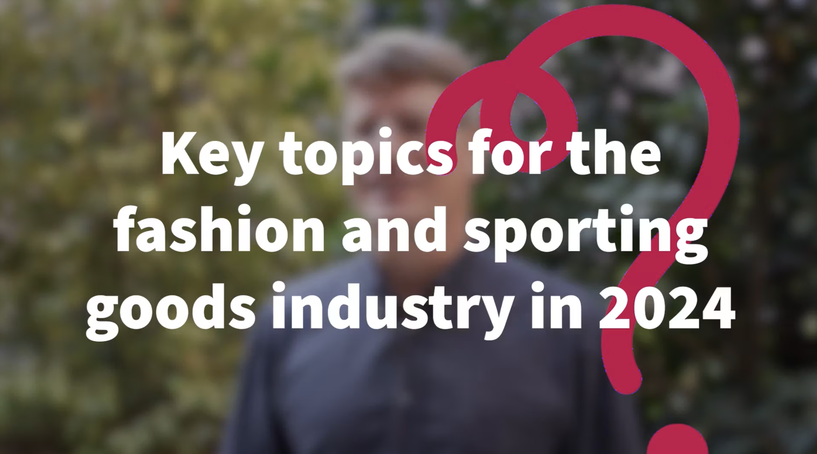 Sustainability in the fashion industry 2024